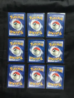 Pokemon Cards: Shadowless Base Set 28 Card Non-Holo Lot - Image 4
