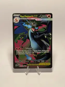 Pokemon TCG Card - Phantasmal flames - Mega Charizard X ex - 109/094 English - Image 1