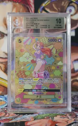 BGS 10 OP08106 Nami SP One Piece Card Game TCG OP09 Emperors New World JAPANESE - Image 1