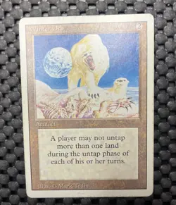Magic the Gathering ~ MTG ~ 1x Winter Orb ~ LP/MP ~ REVISED Vintage Single - Image 1