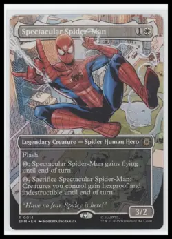 MTG Spectacular Spider-Man Borderless Regular Marvel 2025 - Image 1