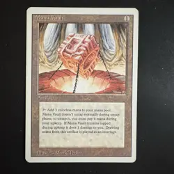 Magic the Gathering Mana Vault Revised Edition Moderately Played MP MTG - Image 1