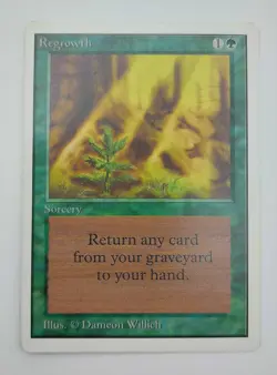 4x Regrowth, 1x Gaea's Liege. Unlimited Set. Magic the Gathering. - Image 5