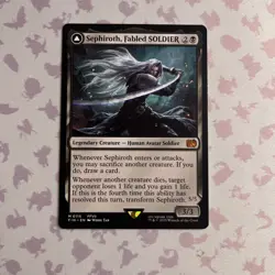 MTG Sephiroth Fabled Soldier Final Fantasy - Regular - NM - Image 1