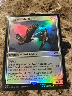 EAGLES OF THE NORTH Magic MTG Lord of the Rings Foil - Image 1