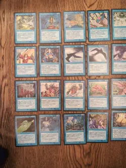 Magic The Gathering 32 Blue And Colorless Land M/NM - Image 2