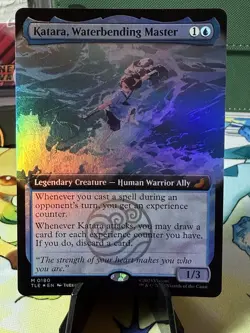 MTG Katara, Waterbending Master Extended Art Foil ✨ - Image 1
