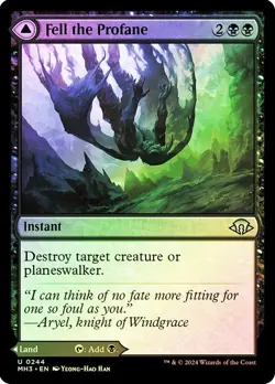 Fell the Profane Foil Modern Horizons 3 NM MTG - Image 1