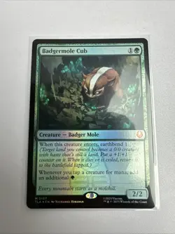 Badgermole Cub (Foil) - MTG Avatar: The Last Airbender NM - See Photos - Image 1