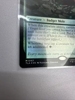 Badgermole Cub (Foil) - MTG Avatar: The Last Airbender NM - See Photos - Image 4