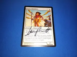 MTG Magic Soul's Attendant Signed Artist Proof x1 Rise Eldrazi Steve Prescott - Image 1