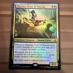 Hapatra, Vizier of Poisons Amonkhet Foil - Image 1