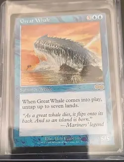 Great Whale Urza's Saga MTG Regular Lightly Played - Image 3