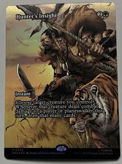 MTG Marvel Universe Hunter’s Insight Instant MYTHIC FOIL #0035 - Image 1