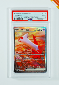 Pokemon PSA 9 Latias Ex #239 SSP IT Special illustration Rare 2024 Italiano - Image 1