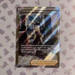 Pokemon TCG Cynthia's Ambition GG60/GG70 Crown Zenith: Galarian Gallery NM - Image 1