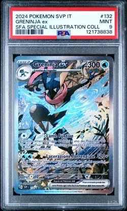 Pokemon PSA 9 Greninja Ex #132 Special Illustration Collection 2024 Italiano - Image 2