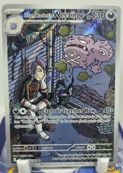 Team Rocket’s Weezing 199/182 Pokemon Destined Rivals NM/M Unplayed Pack Fresh - Image 1