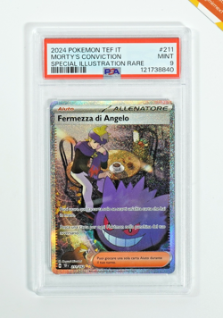 Pokemon PSA 9 Fermezza Di Angelo #211 SIR Cronoforze 2024 Italiano - Image 1