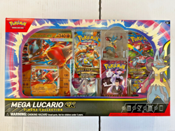 Pokemon Mega Lucario ex Figure Collection OVP English Phantasmal Flames Sealed10 - Image 1