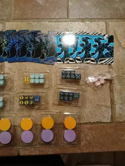 Pokemon TCG Sleeves, Dice, Dividers & Damage Lot (×7 New Sleeve Packs, ×7 Dice) - Image 4