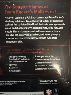 Team Rocket's Moltres EX Ultra-Premium Collection Pokemon 2025 TCG NEW SEALED - Image 3