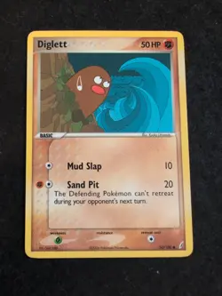 Pokemon TCG Diglett EX Crystal Guardians 50/100 Common - Image 1