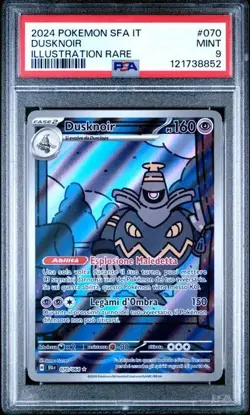 Pokemon PSA 9 Dusknoir #070 Illustration Rare Segreto Fiabesco 2024 Italiano - Image 2