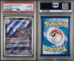 POKEMON PSA 10 DUSKNOIR ILLUSTRATION RARE 070/064 SHROUDED FABLE ENGLISH 2024! - Image 3