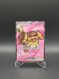 Pokemon Dachsbun ex 160/142 SV07: Stellar Crown Ultra Rare Pokemon TCG LP 2024 - Image 1