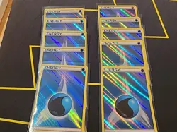 Pokemon TCG Lot (10) - 2013 Holo Water Energy NM - Image 1