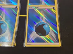 Pokemon TCG Lot (10) - 2013 Holo Water Energy NM - Image 2