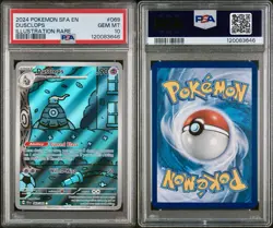 POKEMON PSA 10 DUSCLOPS ILLUSTRATION RARE 069/064 SHROUDED FABLE ENGLISH 2024! - Image 3