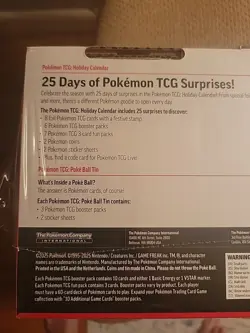 ✅ Pokemon TCG 2025 Holiday Calendar Box Sealed New Advent Calendar ✅ - Image 4