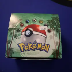 Pokemon Unlimited Jungle Set WOTC VINTAGE EMPTY BOOSTER BOX! VG+ COND - Image 1