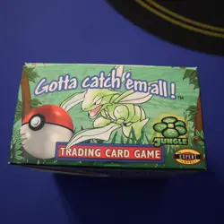 Pokemon Unlimited Jungle Set WOTC VINTAGE EMPTY BOOSTER BOX! VG+ COND - Image 2