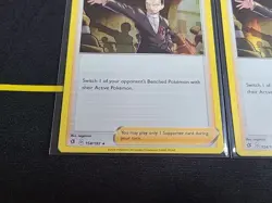 Pokemon TCG - Playset (4) Boss's Orders 154/192 LP (Giovanni) (Rebel Clash) - Image 3