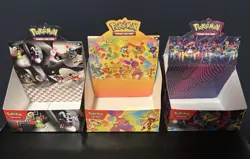 Pokemon Mega Evolutions, 151 & BB/WF Mini Tin Empty Display Set of 3 - Image 1