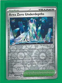 Pokemon TCG SV-Prismatic Evolutions Area Zero Underdepths #94/131 Reverse Holo - Image 1
