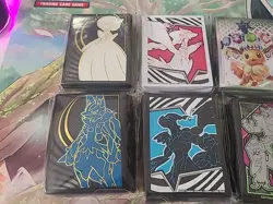 Pokemon TCG Lot 7 - Sets of New Sleeves/Dice/Markers (Eevee/Gyarados/Lucario...) - Image 2