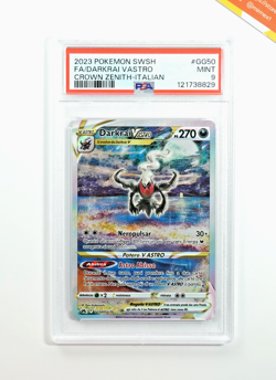 Pokemon PSA 9 Darkrai V Astro #GG50 FA Spada e Scudo Zenit Regale 2023 Italiano - Image 1