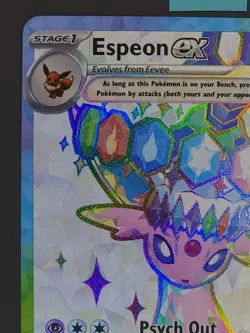 Espeon ex 175 Black Star Promo SVP NM Prismatic Evolutions Pokemon TCG - Image 2