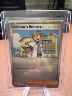 Pokemon Prismatic Evolutions Professor's Research 122/131 Poke Ball Reverse NM - Image 1