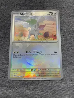 Shaymin 87/131 Poke Ball Pokemon TCG Prismatic Evolutions Pokeball Holo Nm - Image 1