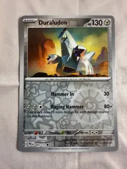 Duraludon [Reverse Holo] 69/131 Pokemon Prismatic Evolutions - Image 1