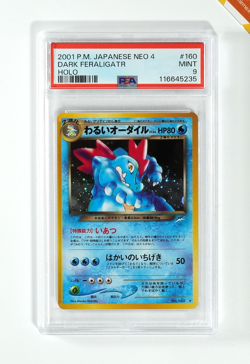 Pokemon PSA 9 Dark Feraligatr #160 Holo Neo Destiny 2001 Japanese - Image 1