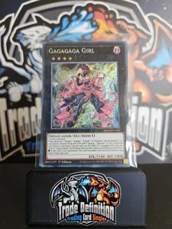 DUAD-EN043 Gagagaga Girl Secret Rare 1st Ed YuGiOh - Image 1