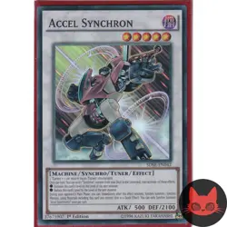 Yugioh Accel Synchron SDSE-EN042 Super Rare 1st Edition NM - Image 1