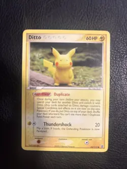 Ditto (Pikachu) 63/113 EX Delta Species Non-Holo Pokemon TCG Card Nm/vlp - Image 1