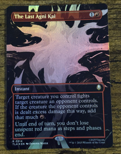 ~ The Last Agni Kai (Borderless) (Foil) MTG: Avatar ~ MTG-NM - Image 1